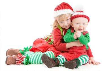 Simpaticos disfravesde navidad para bebes
